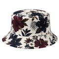 White Floral Print Bucket Hat | Berrigton Naidi