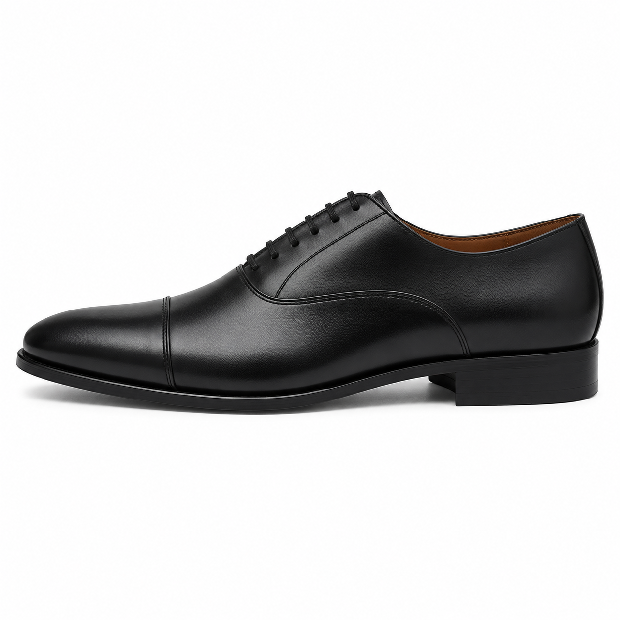 Black Leather Oxford Dress Shoes | Berrigton Naidi