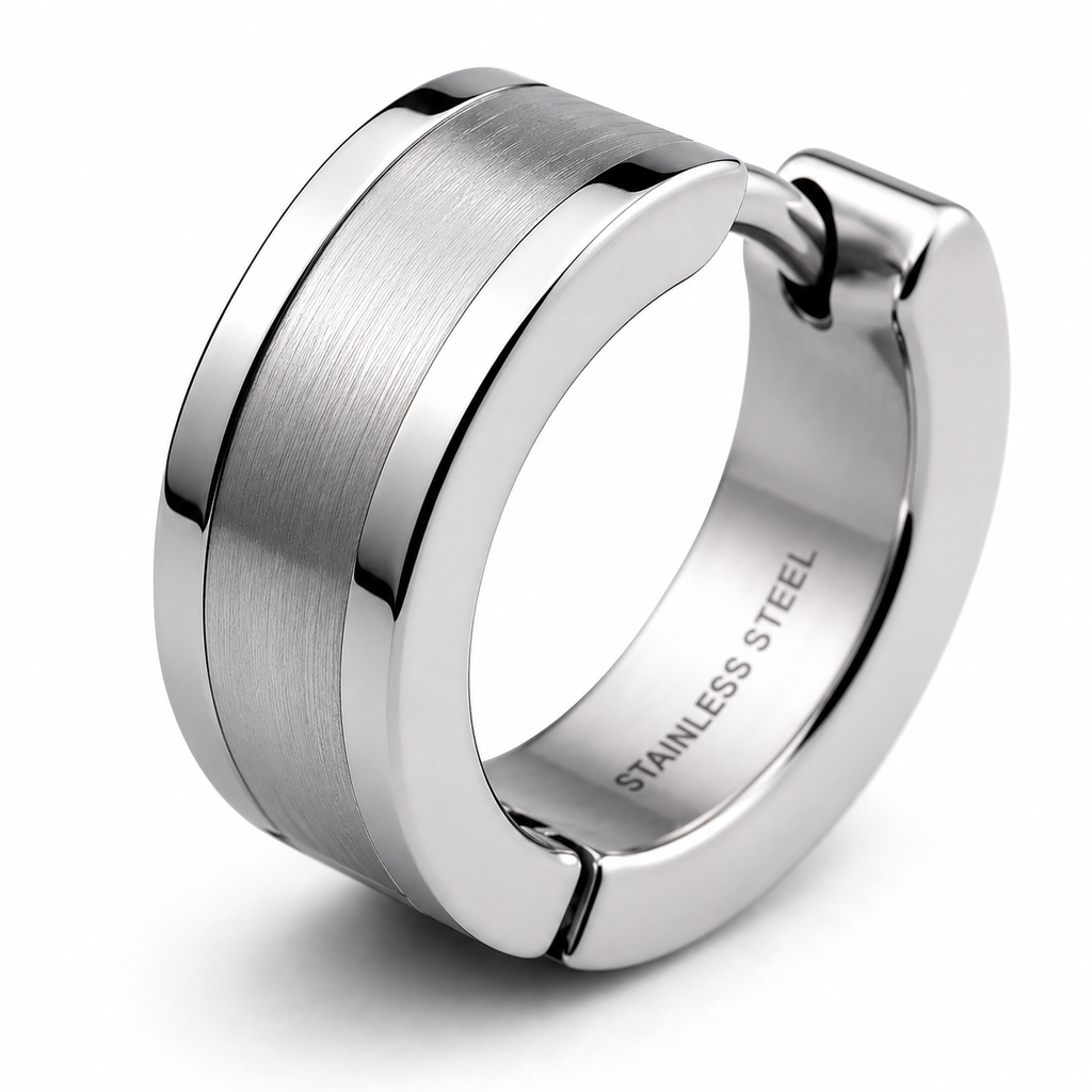 Stainless Steel Hoop Earring | Berrigton Naidi