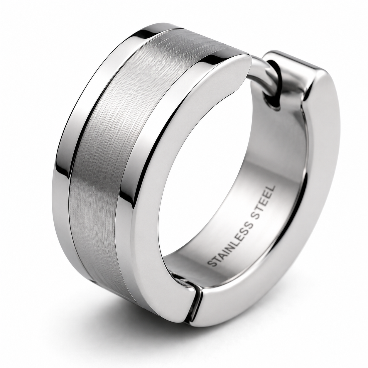 Stainless Steel Hoop Earring | Berrigton Naidi