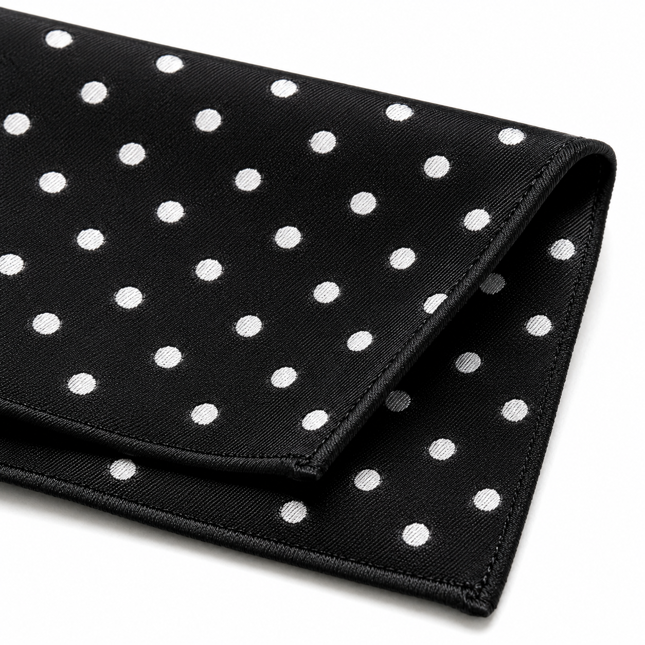 Black Polka Dot Pocket Square | Berrigton Naidi