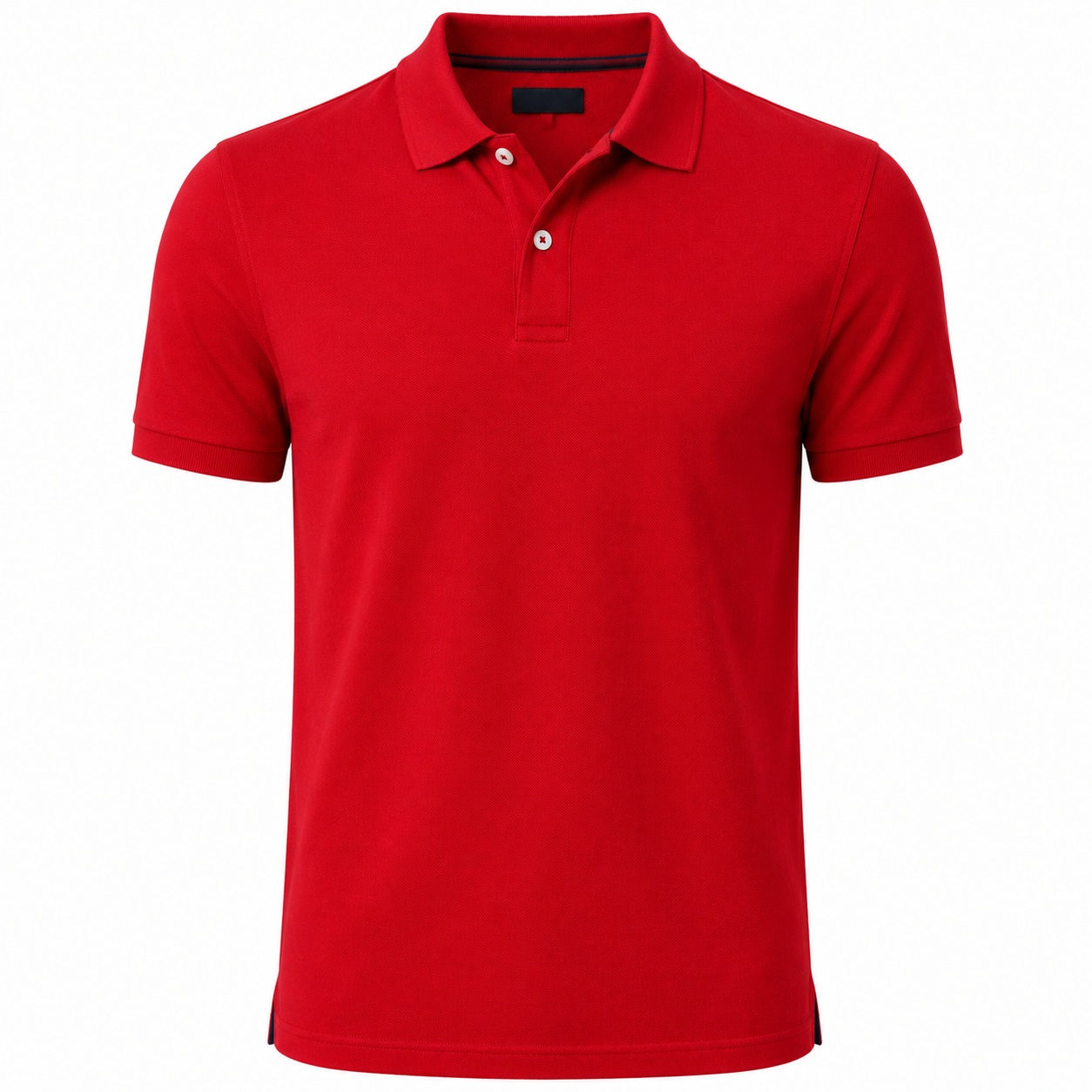 Classic Red Cotton Piqué Polo Shirt | Berrigton Naidi