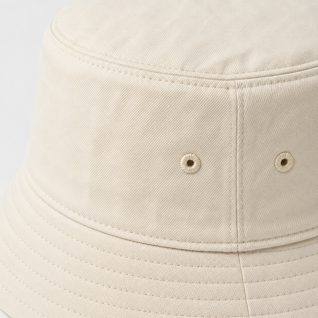 Off-White Premium Cotton Bucket Hat | Berrigton Naidi