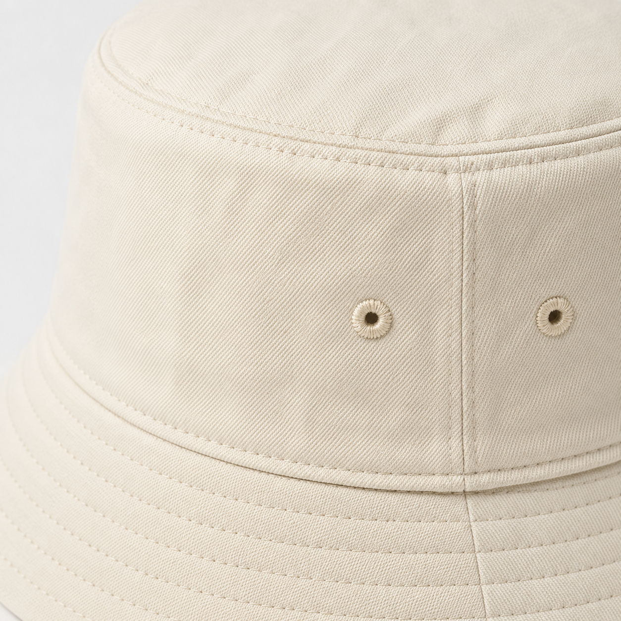 Off-White Premium Cotton Bucket Hat | Berrigton Naidi