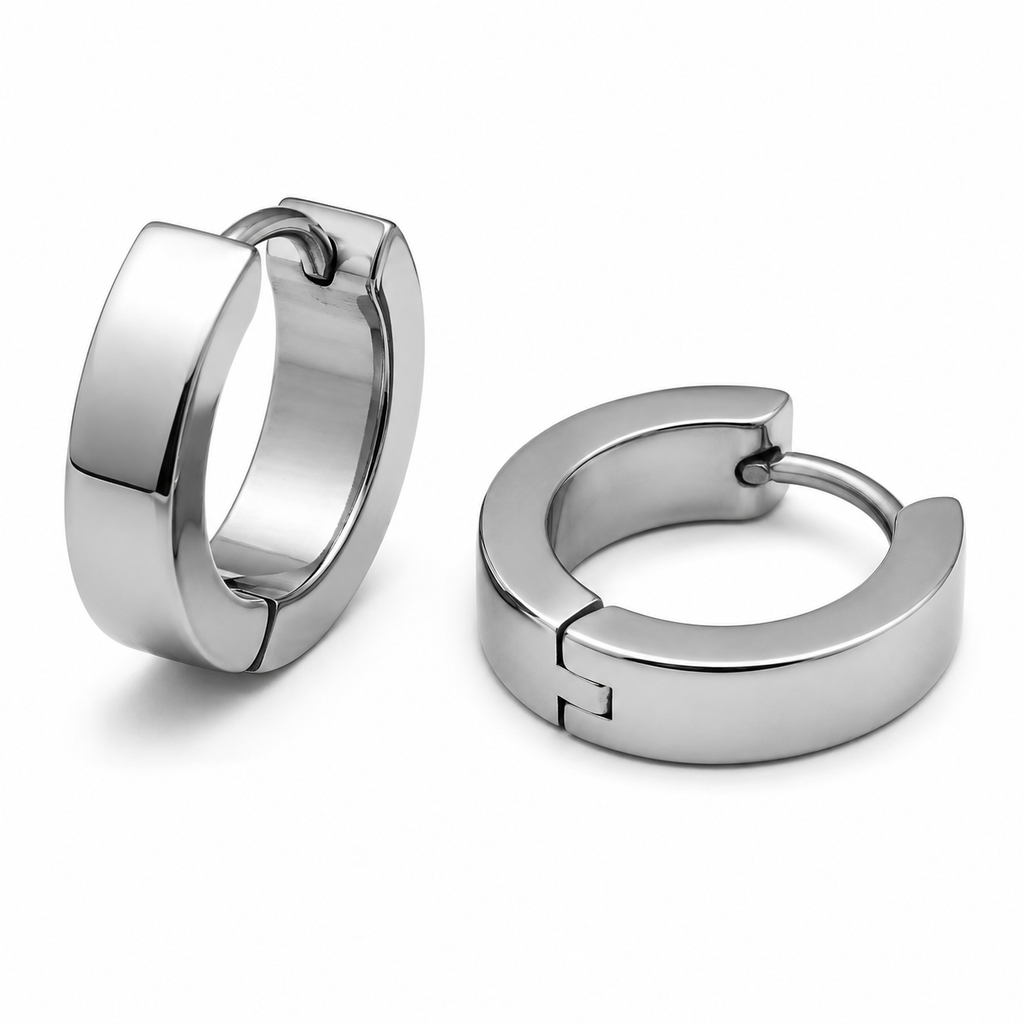 Stainless Steel Hoop Earring | Berrigton Naidi