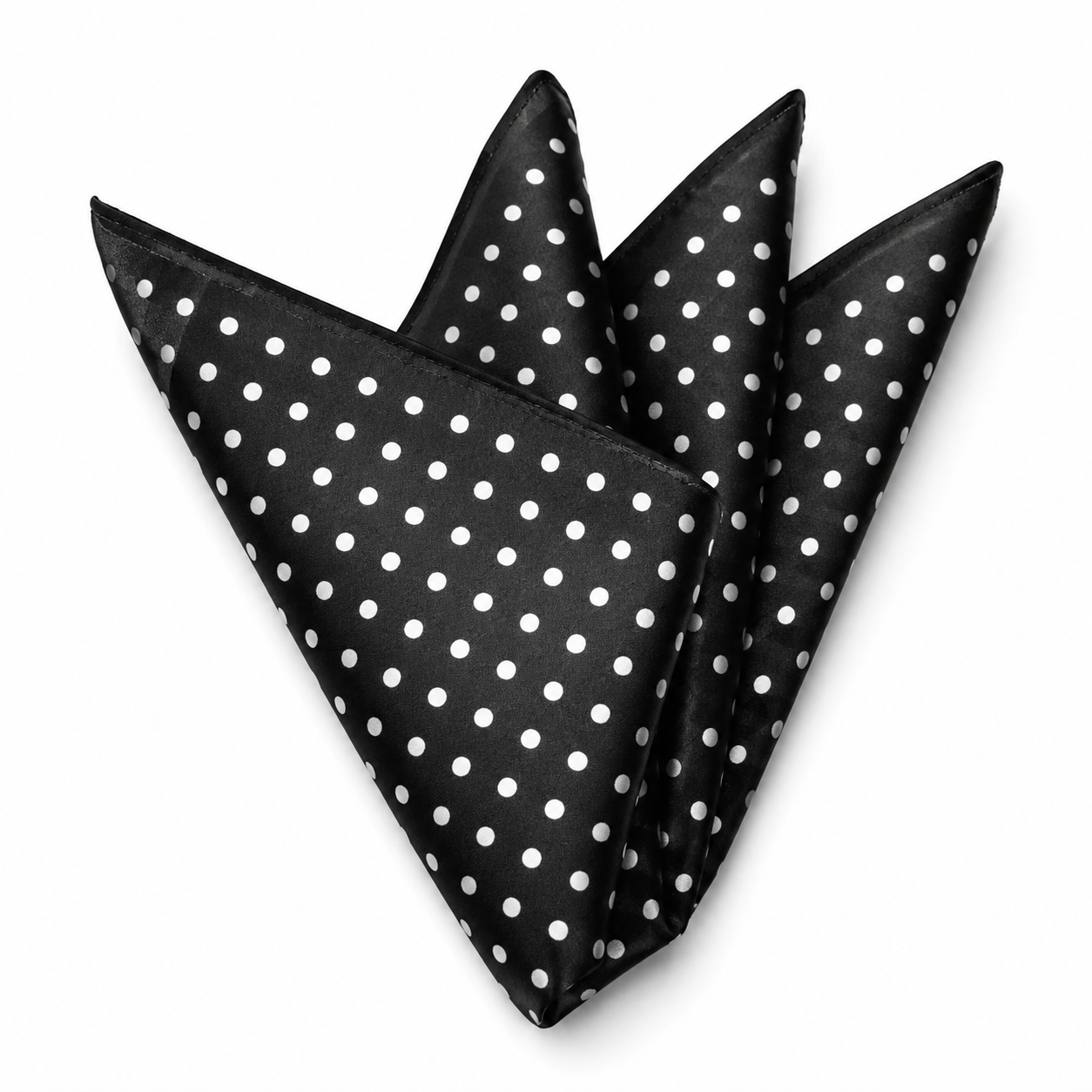 Black Polka Dot Pocket Square | Berrigton Naidi