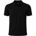 Classic Black Cotton Piqué Polo Shirt | Berrigton Naidi