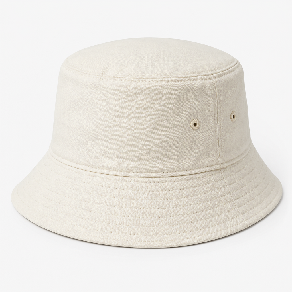 Off-White Premium Cotton Bucket Hat | Berrigton Naidi